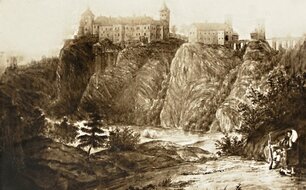   Hrad Vranov v roce 1660